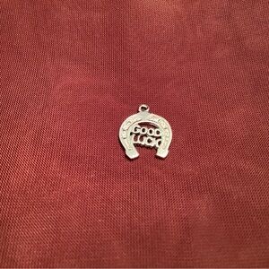 Silver Good Luck Horseshoe Pendant